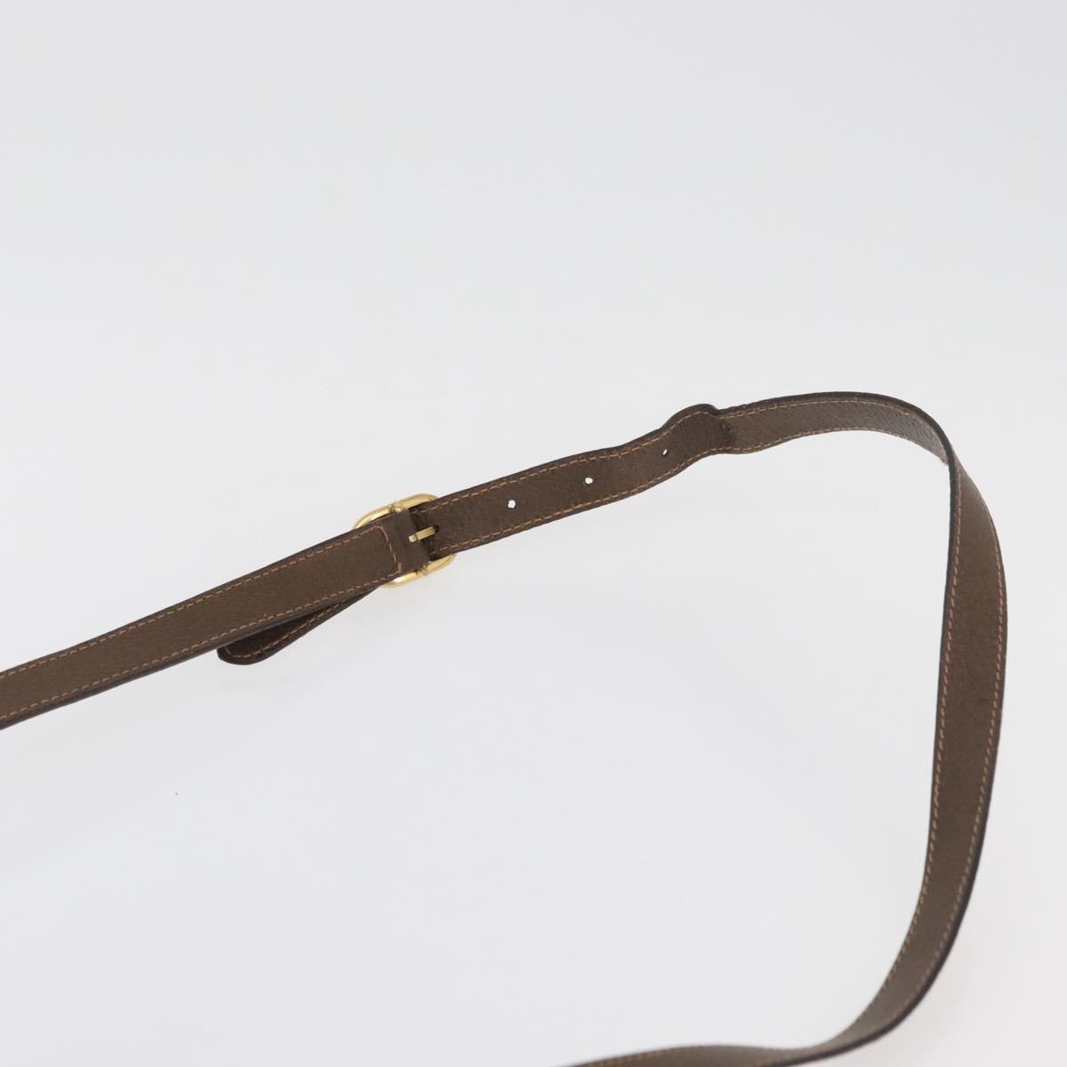 Gucci GUCCI GG Supreme Web Sherry Line Bag PVC Beige Gold 41 02 085 Authentic BA12841