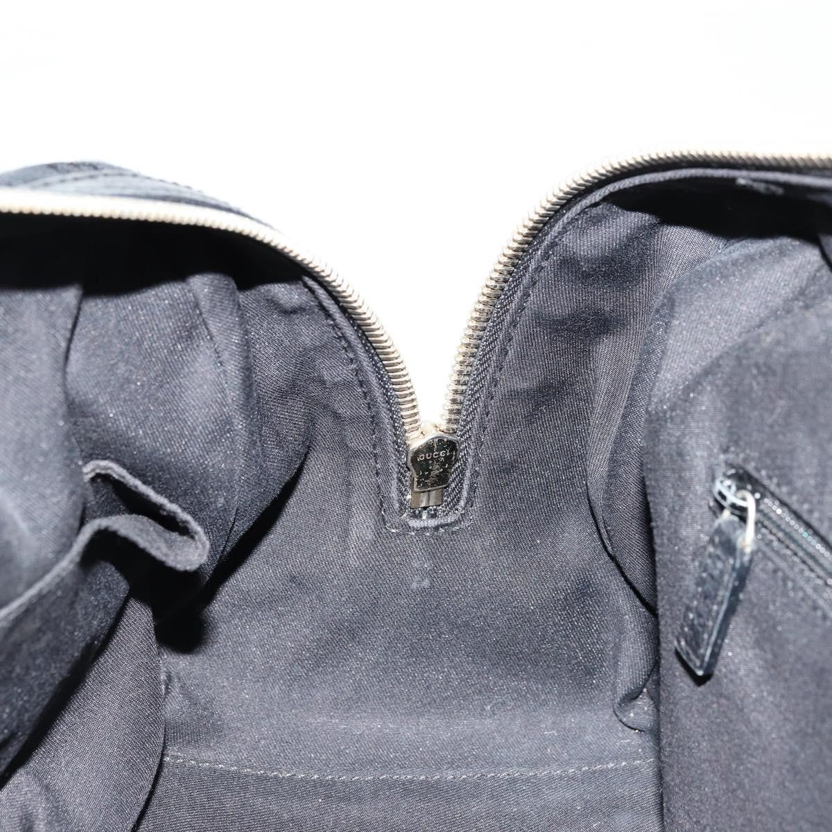 Gucci GUCCI GG Canvas Princi Hand Bag Black Gold 161720 Authentic 176928