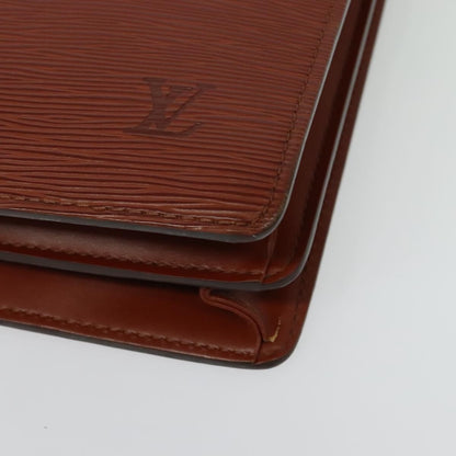 Louis Vuitton LOUIS VUITTON Epi Serviette Conseiller Briefcase Brown M54423 LV Authentic BA4610 Bag