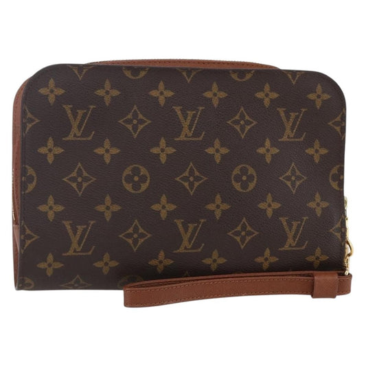 Louis Vuitton LOUIS VUITTON Monogram Orsay Clutch Bag M51790 LV Authentic 150009