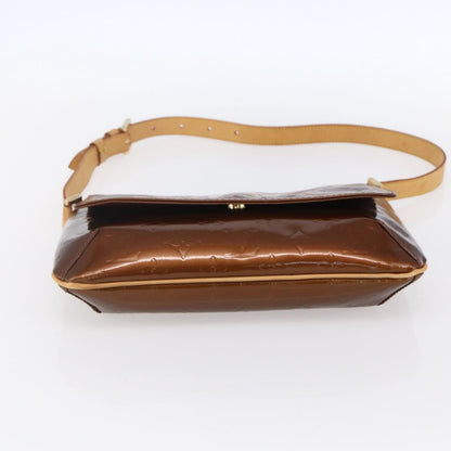 Louis Vuitton LOUIS VUITTON Monogram Vernis Thompson Street Bag Bronze M91124 LV Authentic 147761