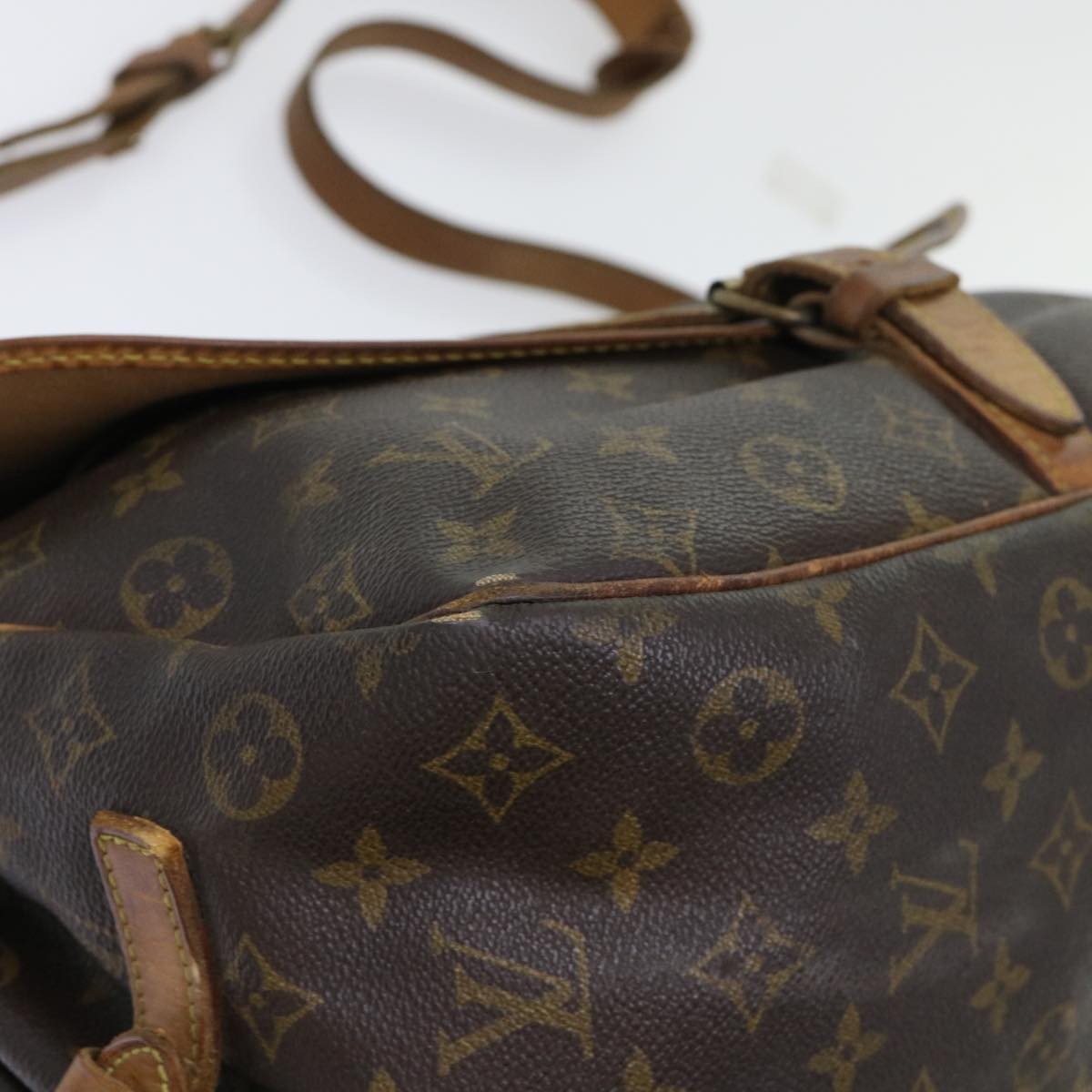 Louis Vuitton LOUIS VUITTON Monogram Saumur 35 Shoulder Bag M42254 LV Authentic th3916