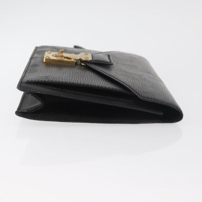 Louis Vuitton LOUIS VUITTON Epi Serie Dragonne Clutch Bag Black Noir M52612 LV Authentic bs35123