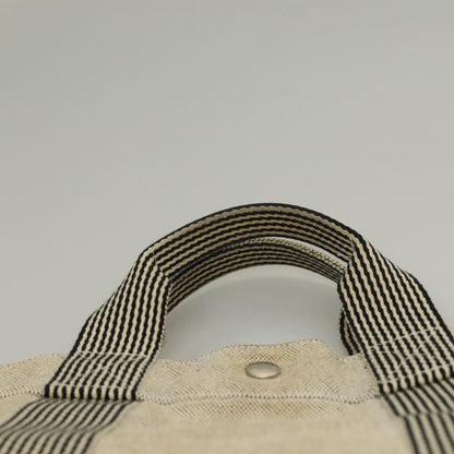 Hermès Hermès HERMES Fourre Tout MM Hand Bag Canvas Gray Silver Authentic 133159