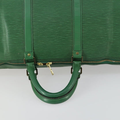 Louis Vuitton LOUIS VUITTON Epi Keepall 55 Boston Bag Green M42954 LV Authentic 158013