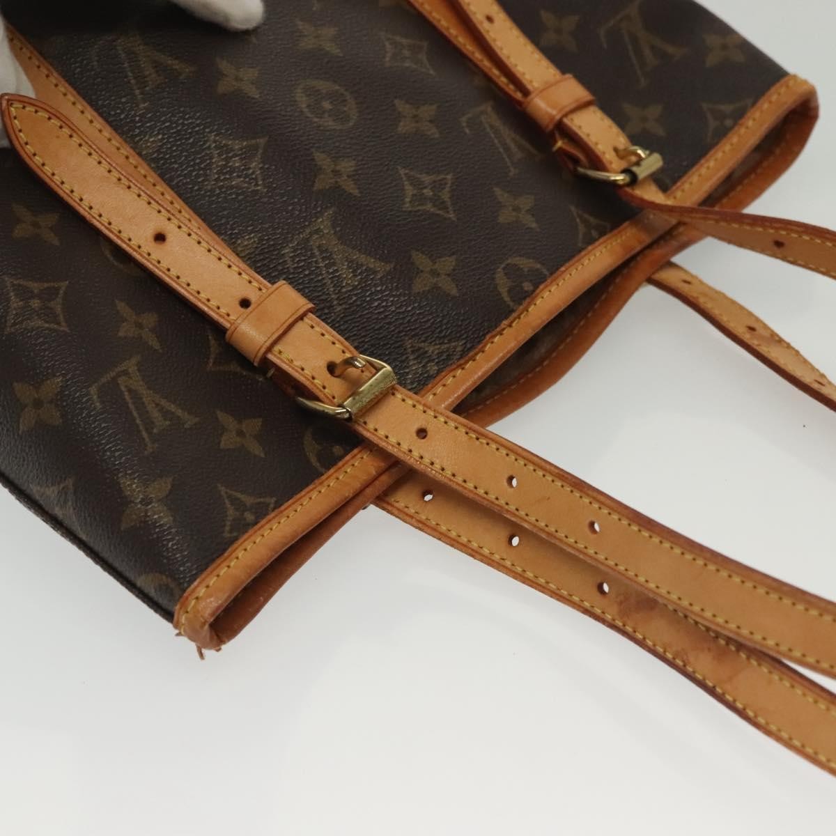 Louis Vuitton LOUIS VUITTON Monogram Bucket GM Shoulder Bag M42236 LV Authentic 138021