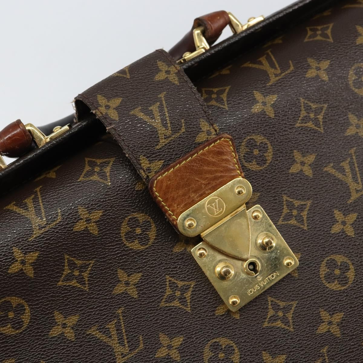 Louis Vuitton LOUIS VUITTON Monogram Serviette Fermoir Business Bag M53305 LV Authentic bs32001