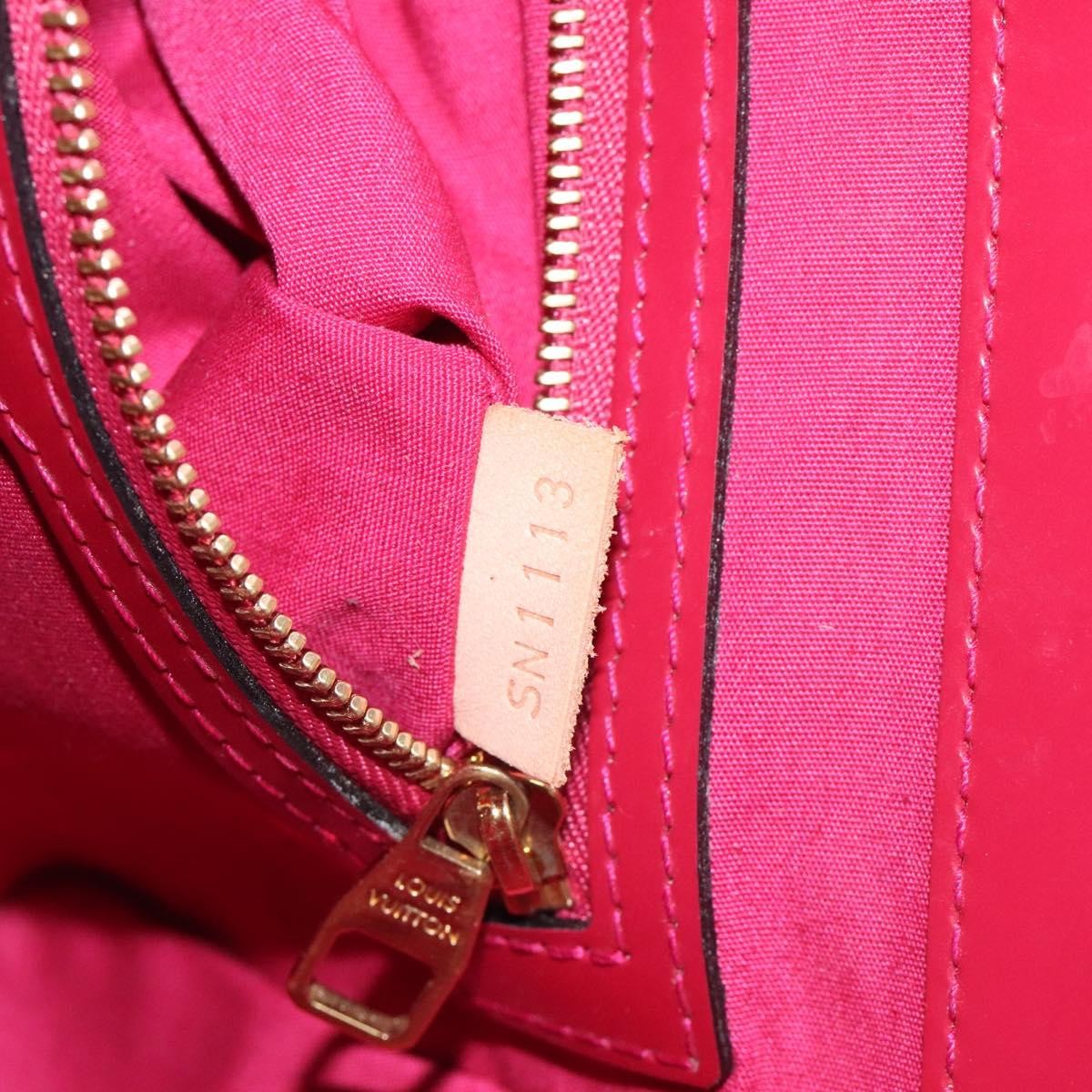 Louis Vuitton LOUIS VUITTON Monogram Vernis Catalina BB Bag Rose Andian M90016 LV Authentic KD072
