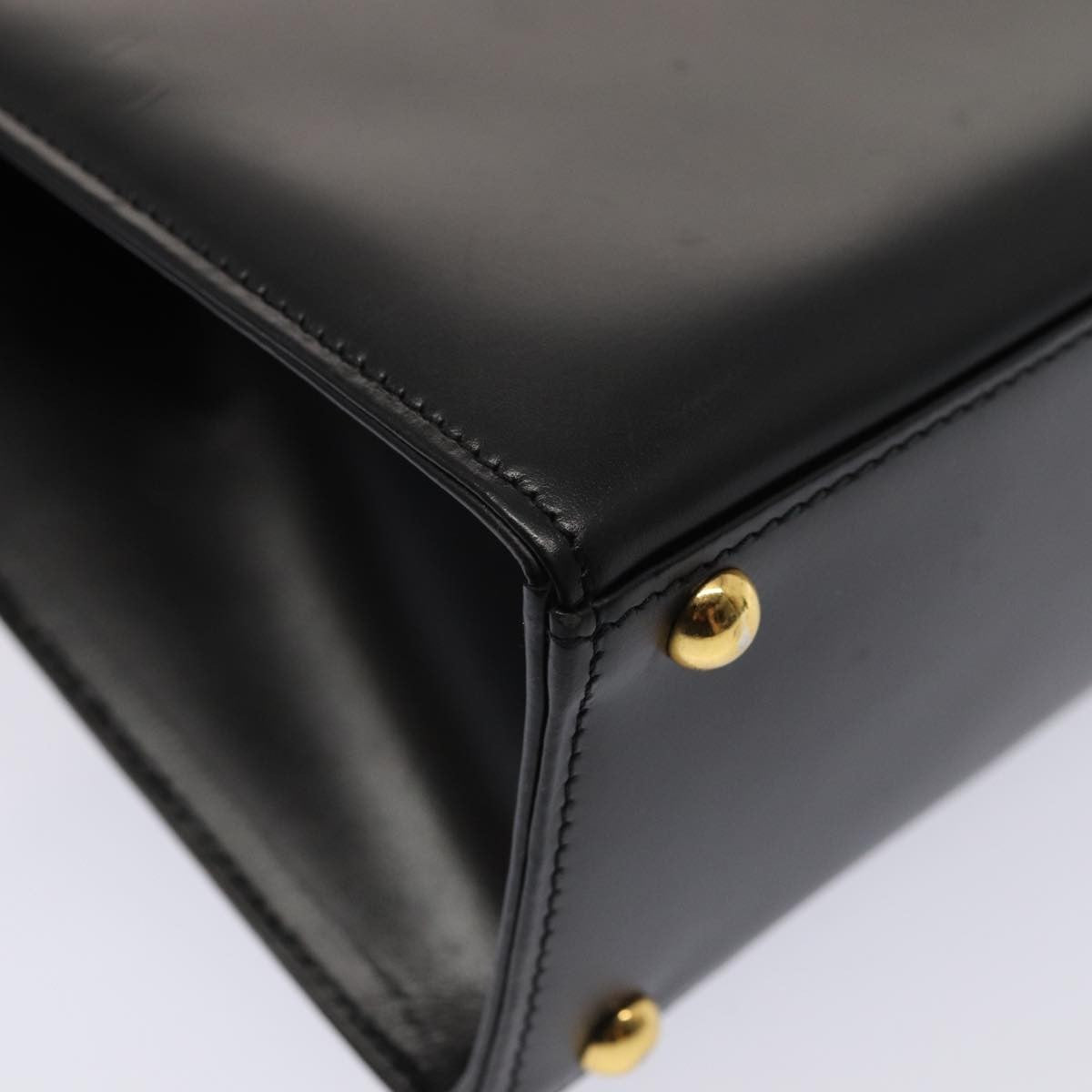 Givenchy GIVENCHY Hand Bag Leather Black Authentic am6590