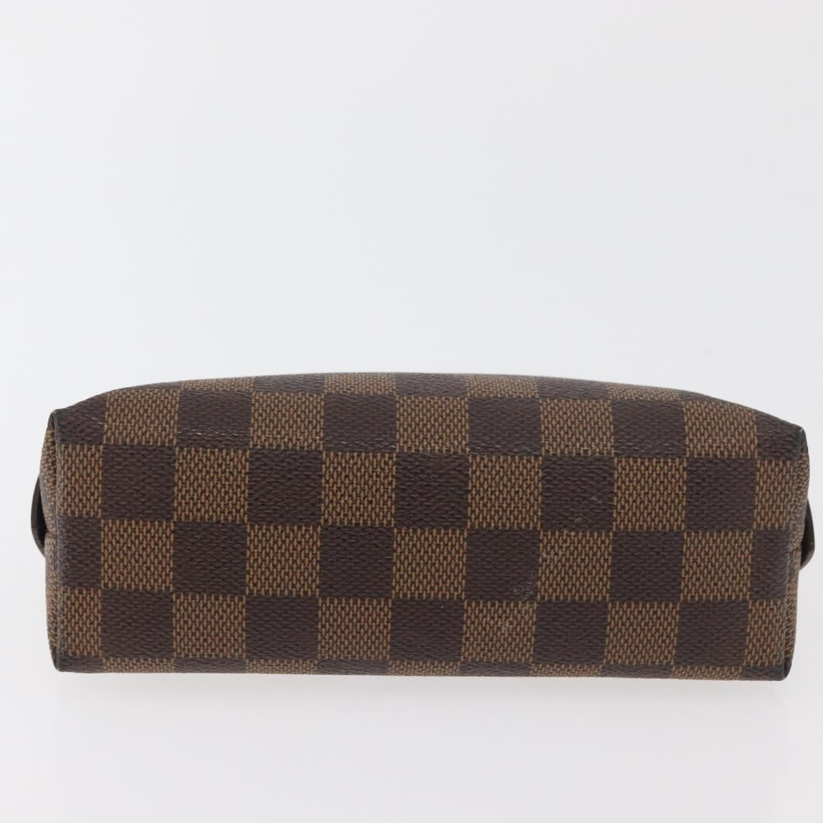 Louis Vuitton LOUIS VUITTON Damier Ebene Pochette Cosmetic PM Pouch N47516 LV Authentic 178952 Bag