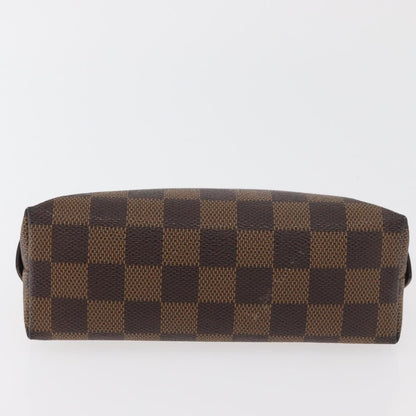 Louis Vuitton LOUIS VUITTON Damier Ebene Pochette Cosmetic PM Pouch N47516 LV Authentic 178952 Bag