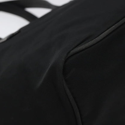 Prada PRADA Hand Bag Nylon Black Silver Authentic 118193