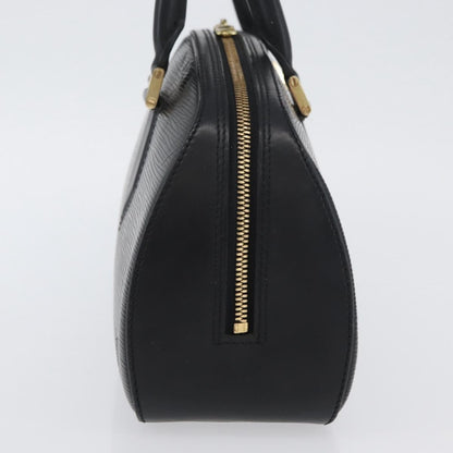 Louis Vuitton LOUIS VUITTON Epi jasmine Hand Bag Black M52852 LV Authentic AMZ065