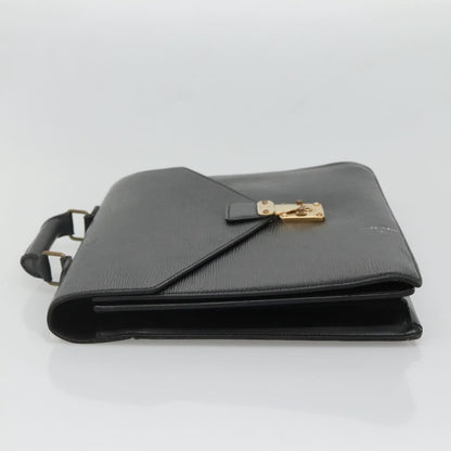 Louis Vuitton LOUIS VUITTON Epi Serviette Conseiller Business Bag Black M54422 LV Authentic bs28107