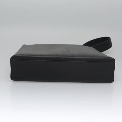 Salvatore Ferragamo Salvatore Ferragamo Gancini Shoulder Bag Leather Black Authentic BD371