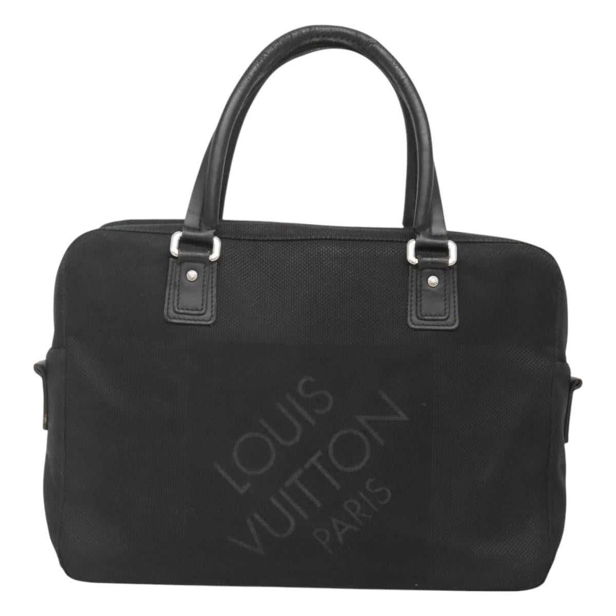 Louis Vuitton LOUIS VUITTON Damier Geant Yak Business Bag 2way Black Noir M93082 Authentic bs25028
