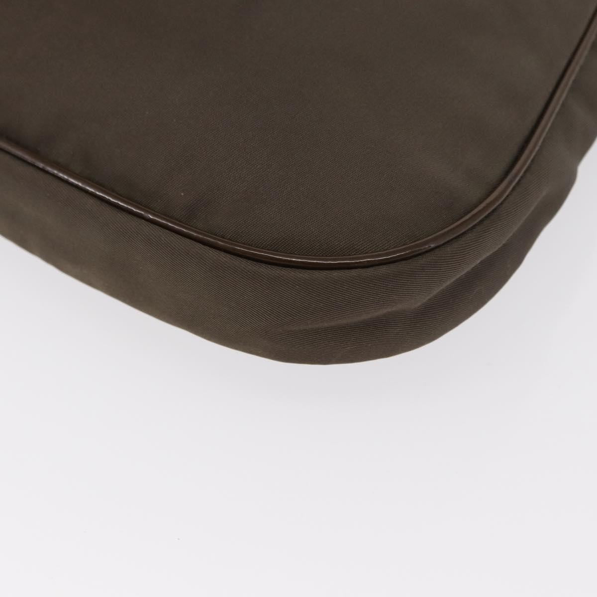 Prada PRADA Shoulder Bag Nylon Brown Authentic 153825