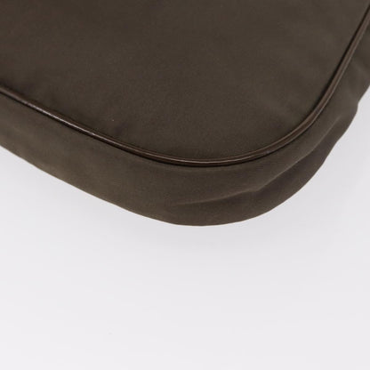 Prada PRADA Shoulder Bag Nylon Brown Authentic 153825