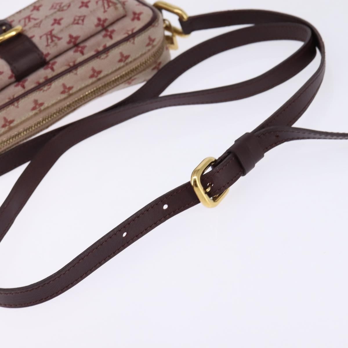 Louis Vuitton LOUIS VUITTON Monogram Mini Juliet MM Shoulder Bag Red M92219 LV Authentic 145345