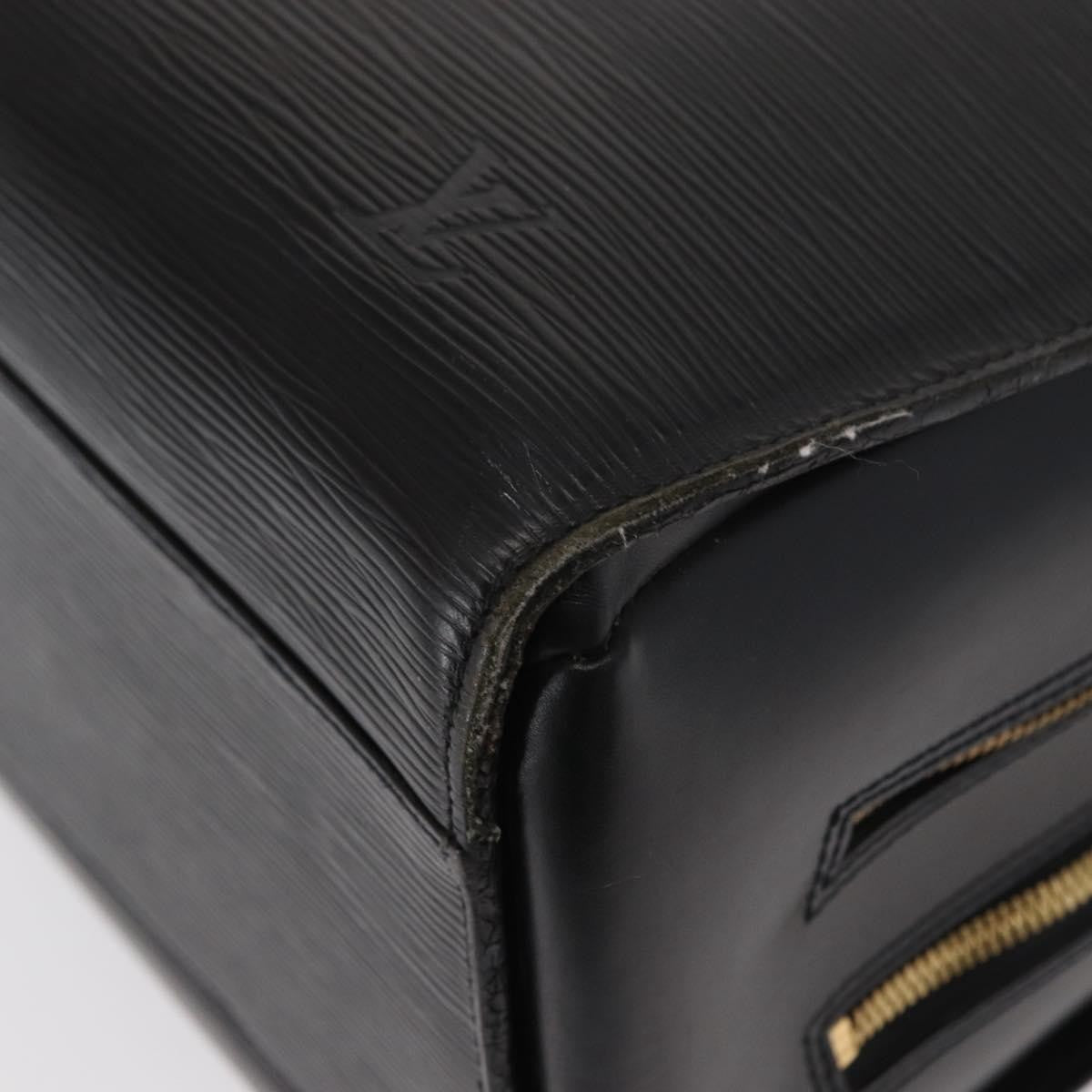 Louis Vuitton LOUIS VUITTON Epi Sorbonne Business Bag Black M54512 LV Authentic 159371
