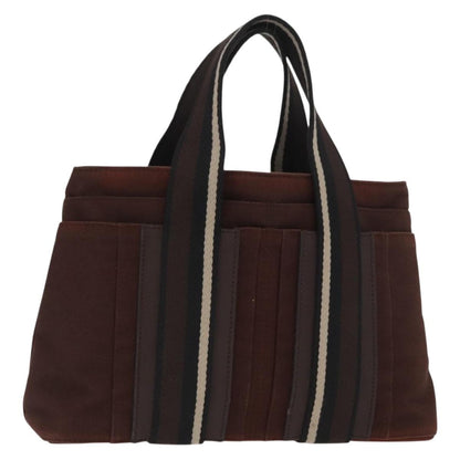 Hermès Hermès HERMES Toroca Horizontal PM Hand Bag Canvas Brown Authentic bs31853