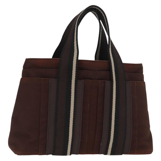 Hermès Hermès HERMES Toroca Horizontal PM Hand Bag Canvas Brown Authentic bs31853