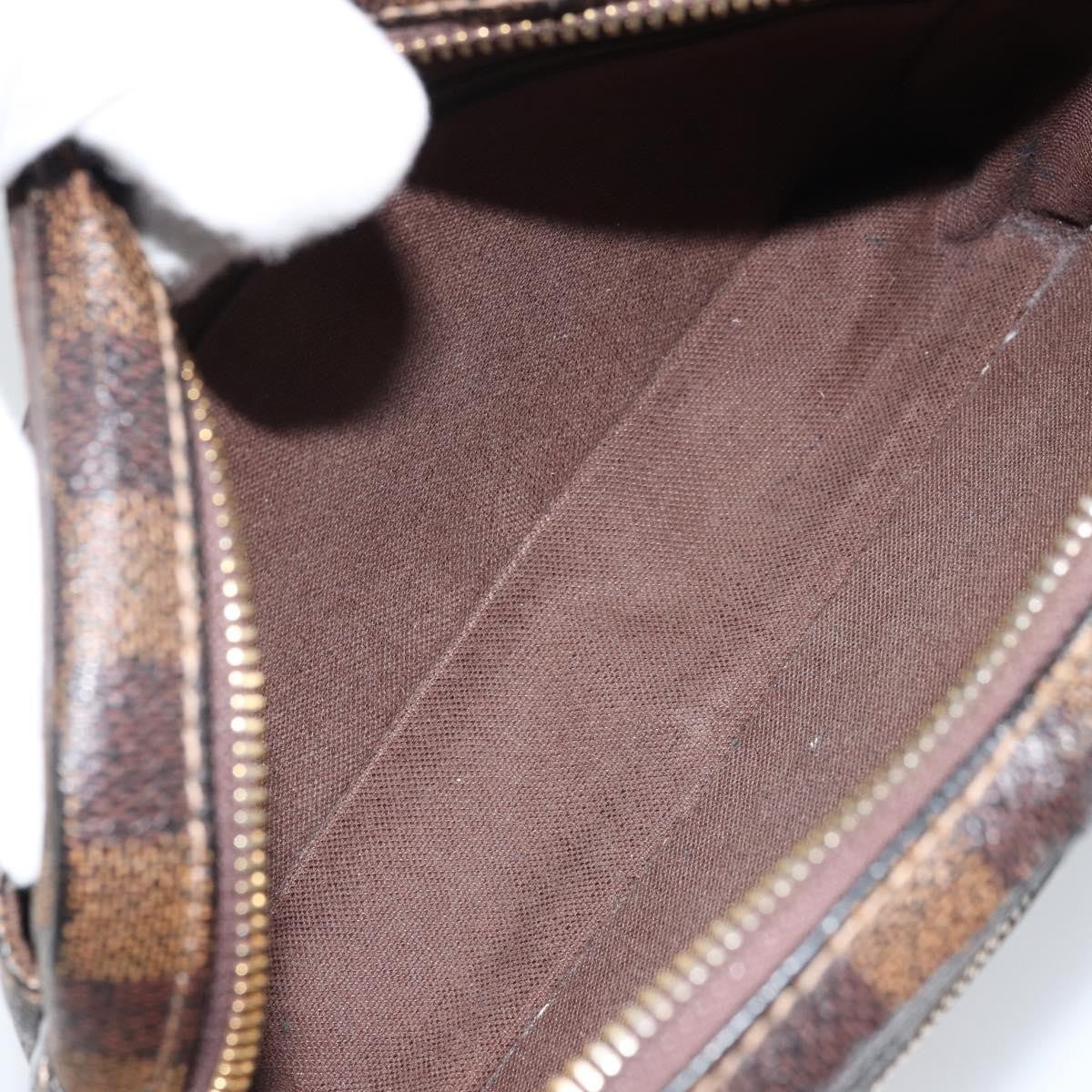 Louis Vuitton LOUIS VUITTON Damier Ebene Pochette Billets Macau Clutch Bag N61739 Authentic BA11690