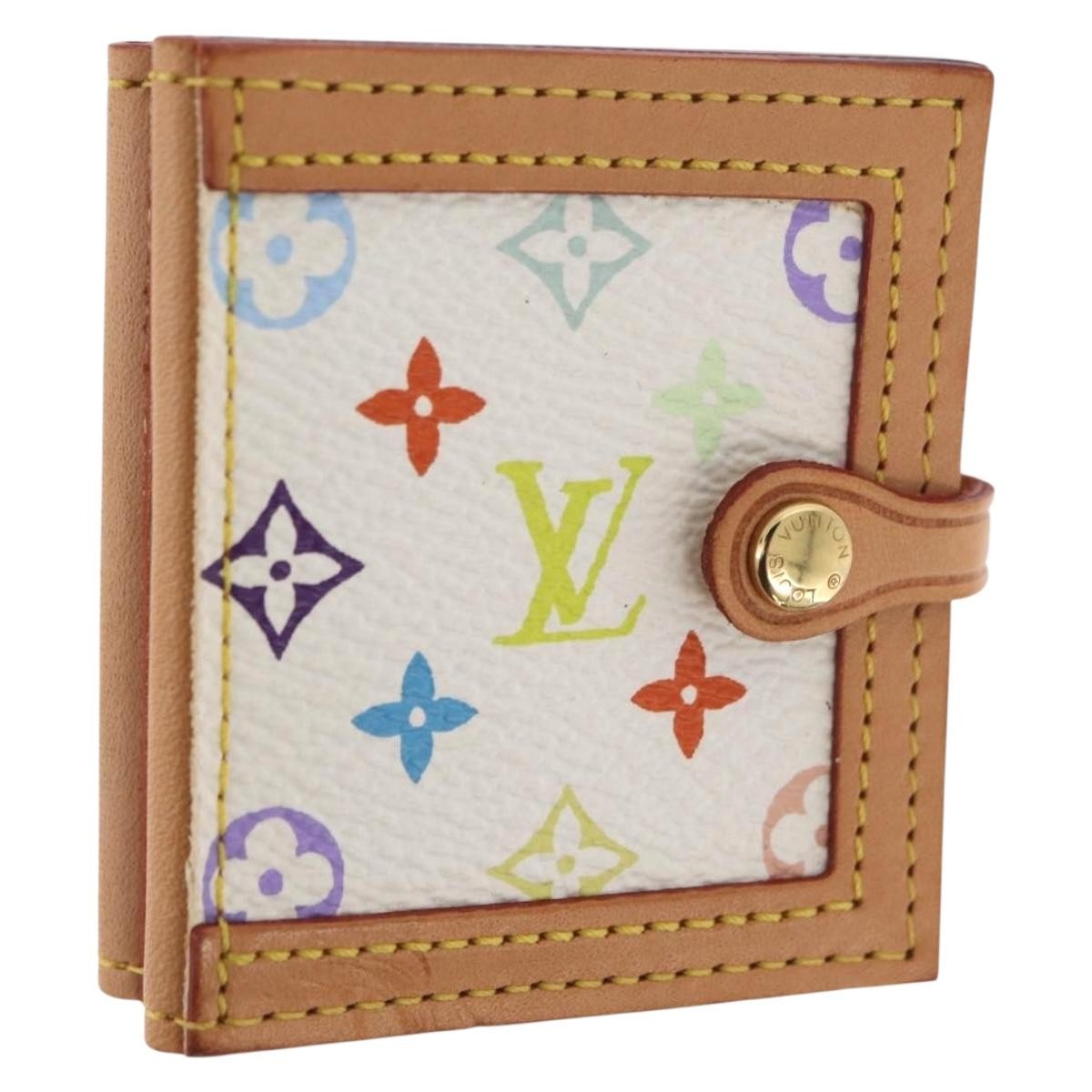 Louis Vuitton LOUIS VUITTON Multicolor Porto Photo 4 Vole Photo Case White M58005 Authentic BAZ610V Bag