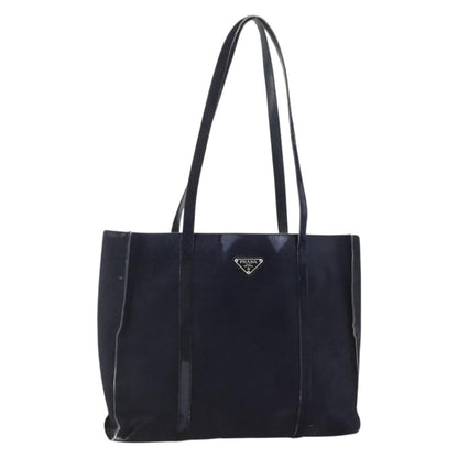 Prada PRADA Tote Bag Harako leather Navy Authentic 167194