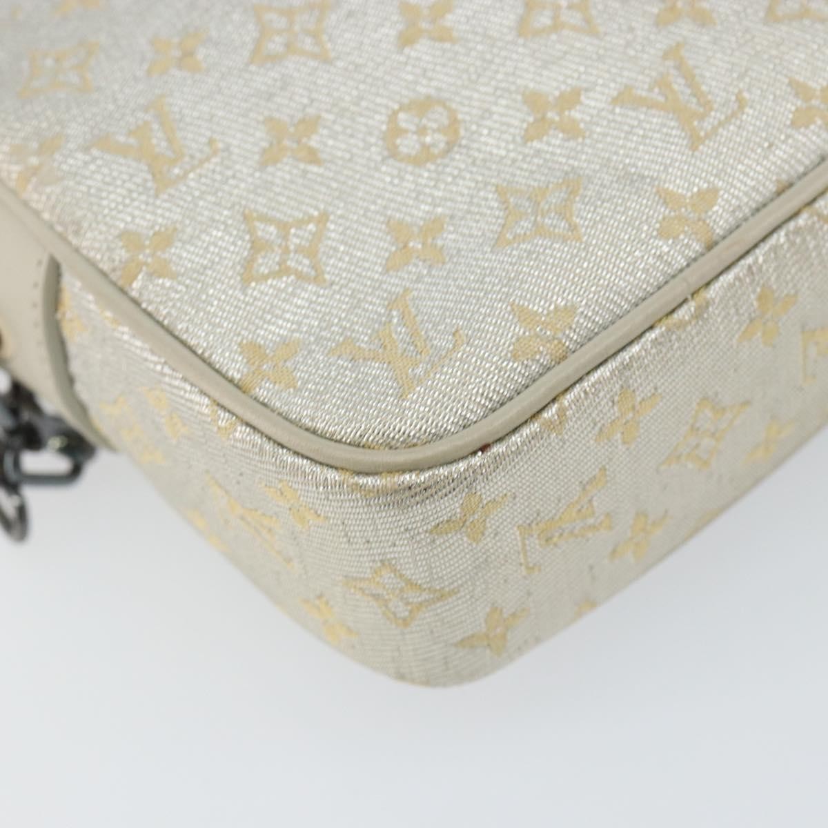 Louis Vuitton LOUIS VUITTON Monogram Shine McKenna Shoulder Bag Gold M92363 LV Authentic hk3048