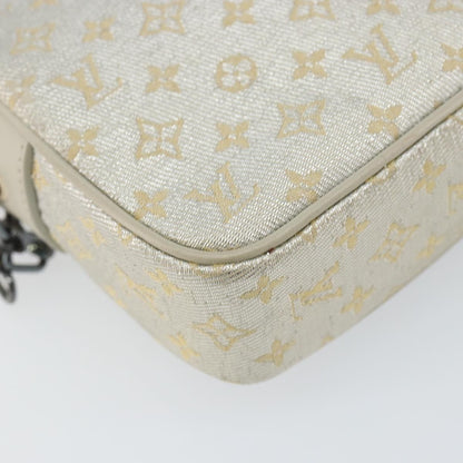 Louis Vuitton LOUIS VUITTON Monogram Shine McKenna Shoulder Bag Gold M92363 LV Authentic hk3048
