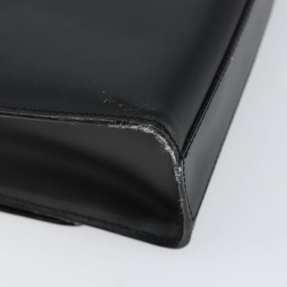 Gucci GUCCI Shoulder Bag Leather Black Silver 001 3064 Authentic 146004