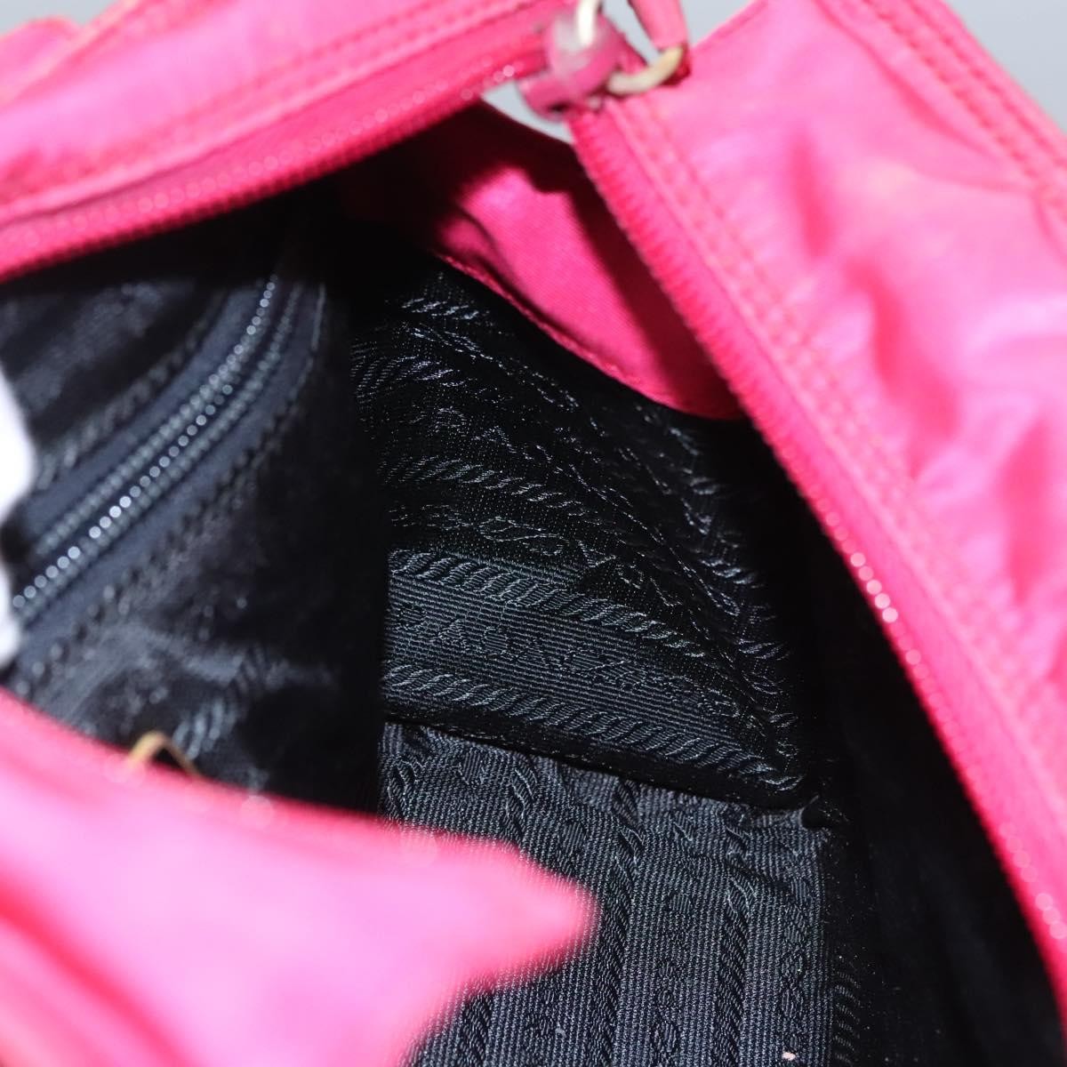 Prada PRADA Hand Bag Nylon Pink Authentic 109805