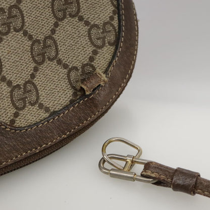 Gucci GUCCI GG Supreme Web Sherry Line Shoulder Bag PVC Beige 904 02 047 Authentic 111359
