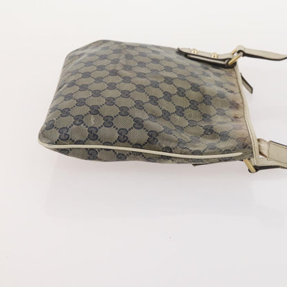 Gucci GUCCI GG Supreme GG Crystal GG Canvas Bag PVC 4 Set Navy Beige Authentic YKZ424