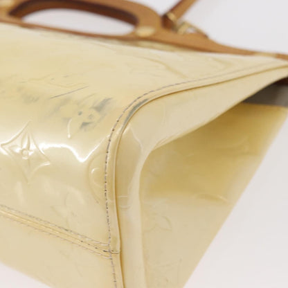 Louis Vuitton LOUIS VUITTON Monogram Vernis Roxbury Drive Hand Bag Perle M91374 LV Authentic 156779