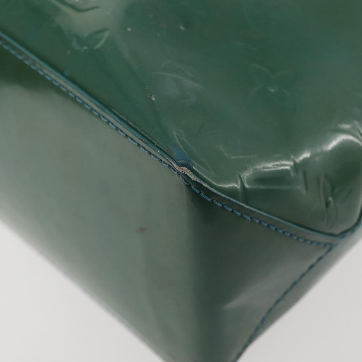 Louis Vuitton LOUIS VUITTON Vernis Wilshire Boulevard Bag Blue galatic M93646 LV Authentic BA6406