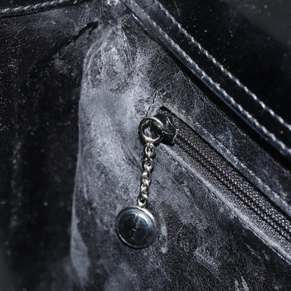 Gucci GUCCI Shoulder Bag Patent leather Black Silver 000 1046 0506 Authentic 175203