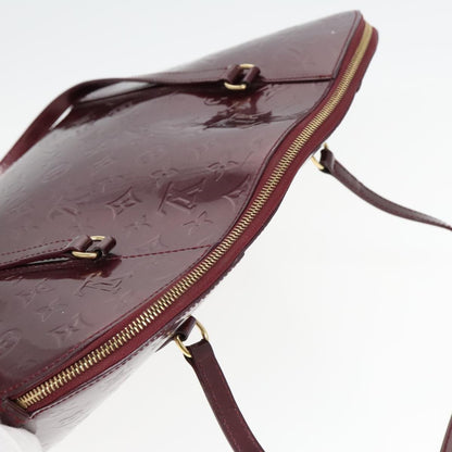 Louis Vuitton LOUIS VUITTON Monogram Vernis Avalon zip Hand Bag Amarante M91594 LV Authentic mr482