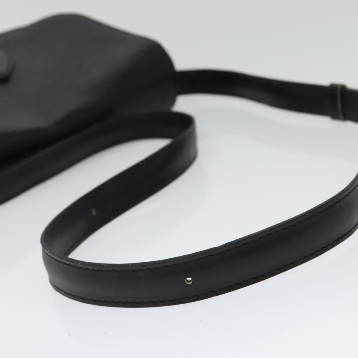 Louis Vuitton LOUIS VUITTON Epi Cartouchiere MM Shoulder Bag Black Noir M52242 LV Authentic BA4693