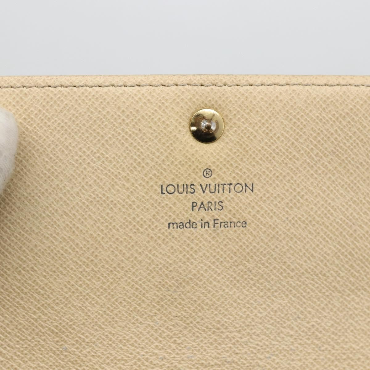 Louis Vuitton LOUIS VUITTON Damier Azur Portefeuille Sarah Long Wallet N61735 LV Authentic YKZ1187 Bag