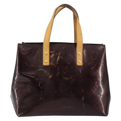 Louis Vuitton LOUIS VUITTON Monogram Vernis Reade PM Hand Bag Amarante M91993 LV Authentic 145457