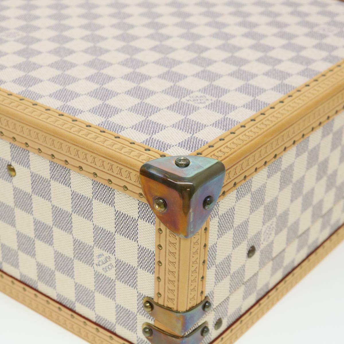 Louis Vuitton LOUIS VUITTON Damier Azur Cotteville 45 Trunk SPO LV Authentic 38808SM Bag