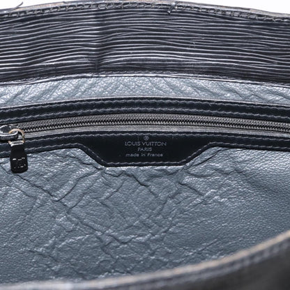 Louis Vuitton LOUIS VUITTON Epi Sac Plat Hand Bag Black M59082 LV Authentic ka251
