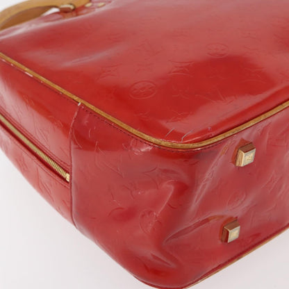 Louis Vuitton LOUIS VUITTON Monogram Vernis Sutton Hand Bag Red Rouge M91080 LV Authentic bs34724