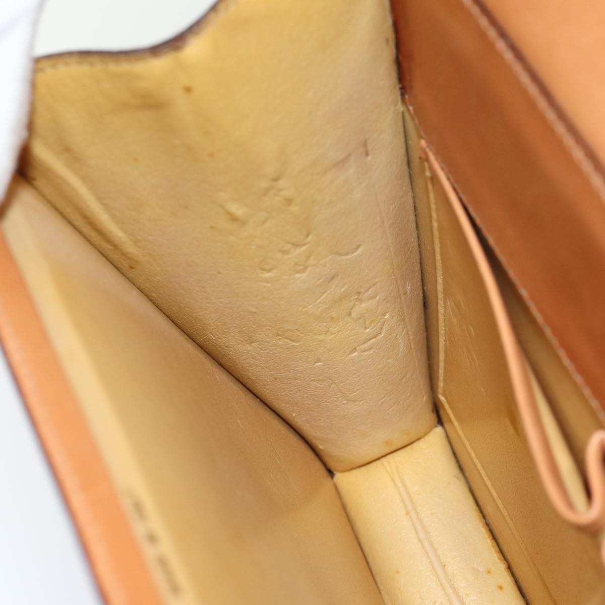 Celine CELINE Macadam Canvas Hand Bag PVC Brown Authentic 76088