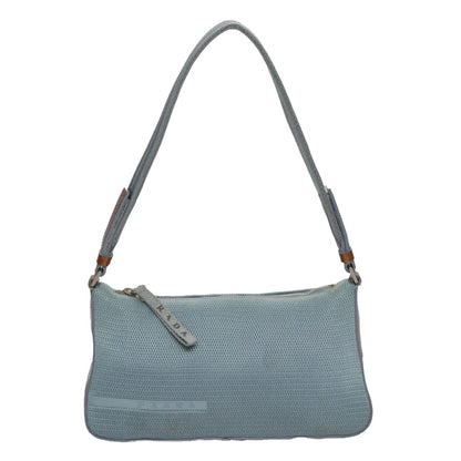 Prada PRADA Sports Shoulder Bag Canvas Blue Authentic bs21360