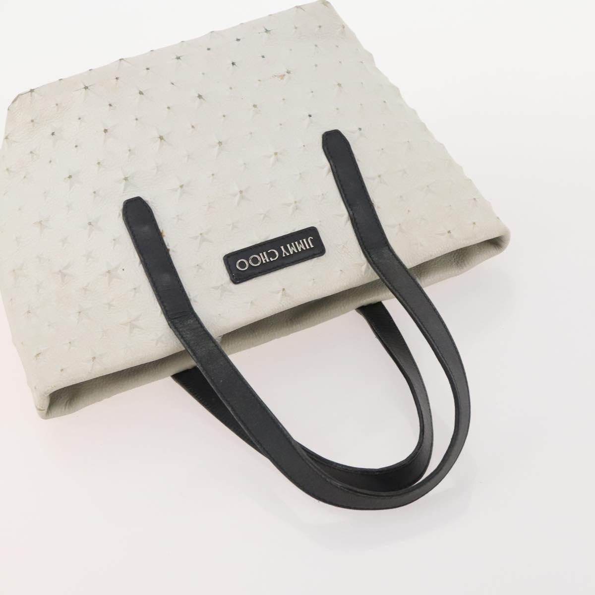 Jimmy Choo Jimmy Choo Hand Bag Leather 2 Set Black White Authentic BA12856