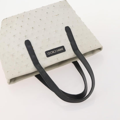Jimmy Choo Jimmy Choo Hand Bag Leather 2 Set Black White Authentic BA12856
