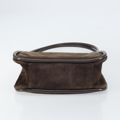Gucci GUCCI Shoulder Bag Suede Brown Gold 000 2855 0550 0 Authentic 156851